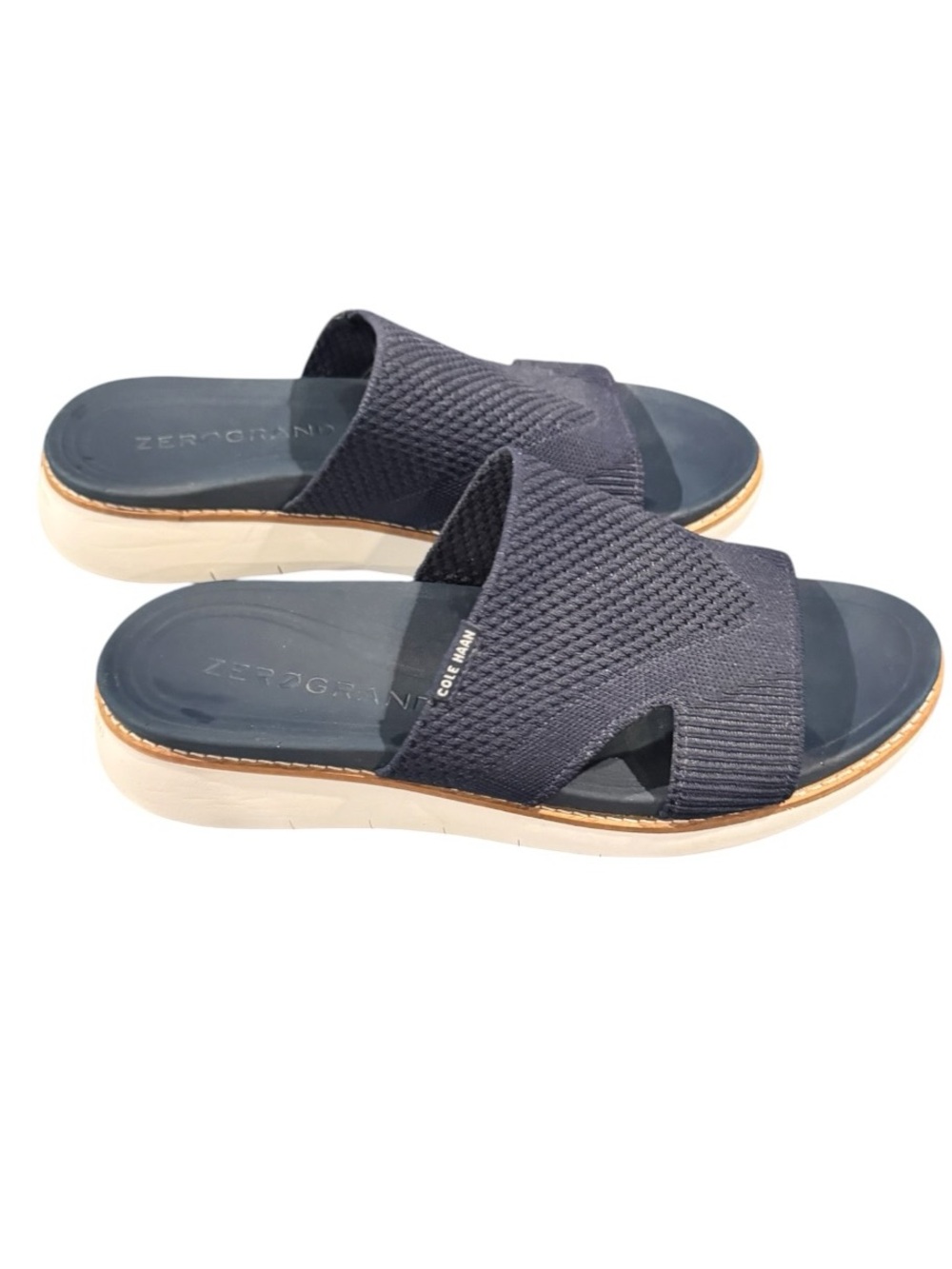 Cole Haan Navy ZeroGrand Slide Sandal 8 - Picture 6 of 8